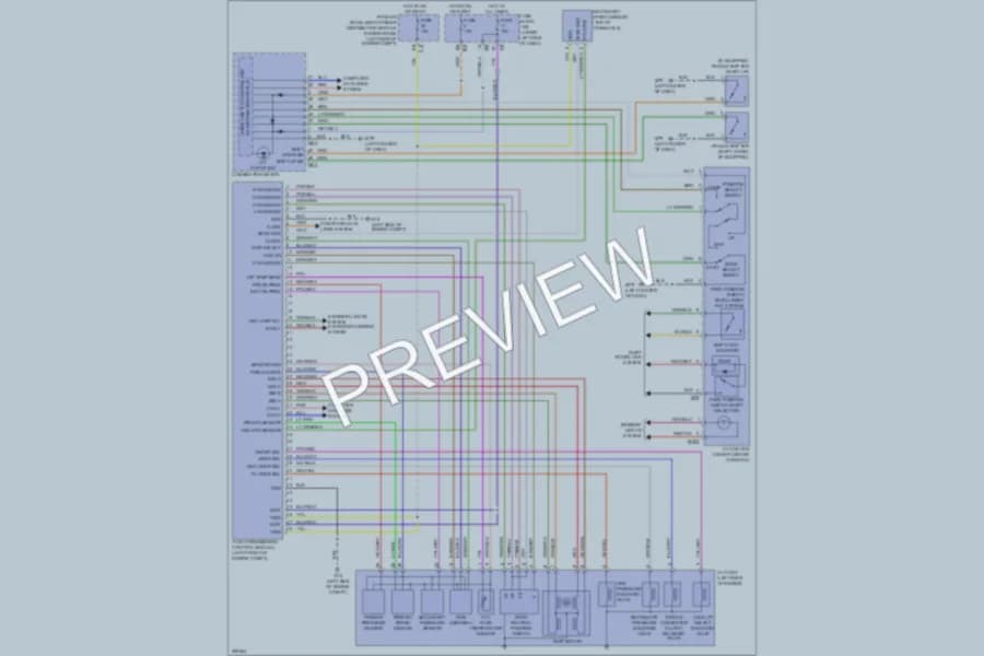 2009 Nissan Maxima Transmission wiring diagram preview
