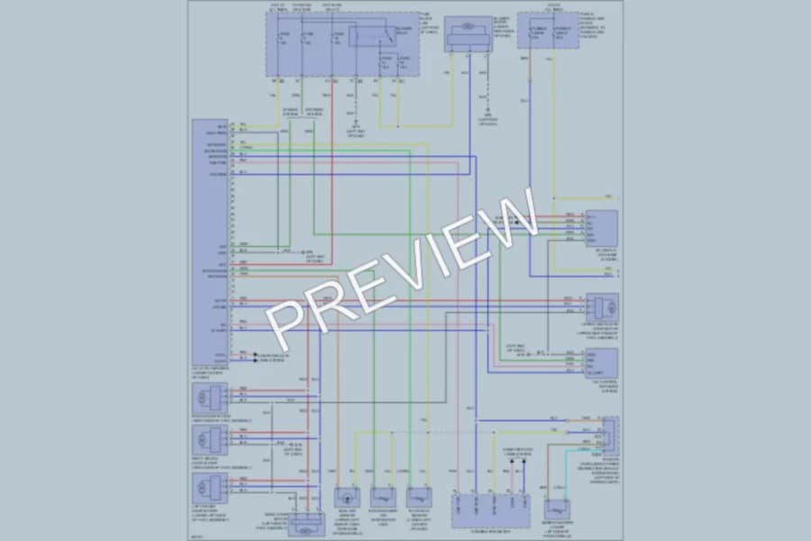 2009 Nissan Murano Air Conditioning wiring diagram preview