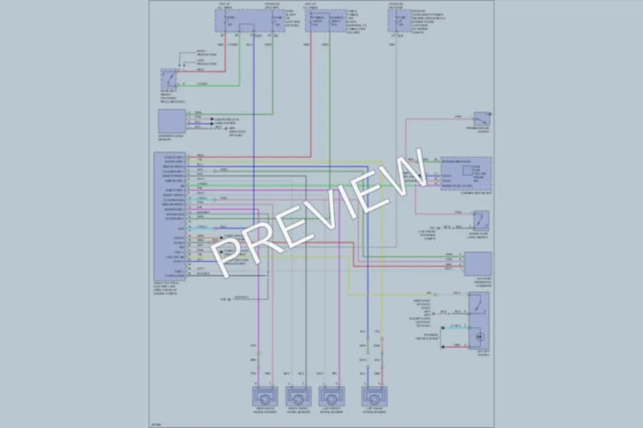 2009 Nissan Murano Anti Lock Brakes wiring diagram preview