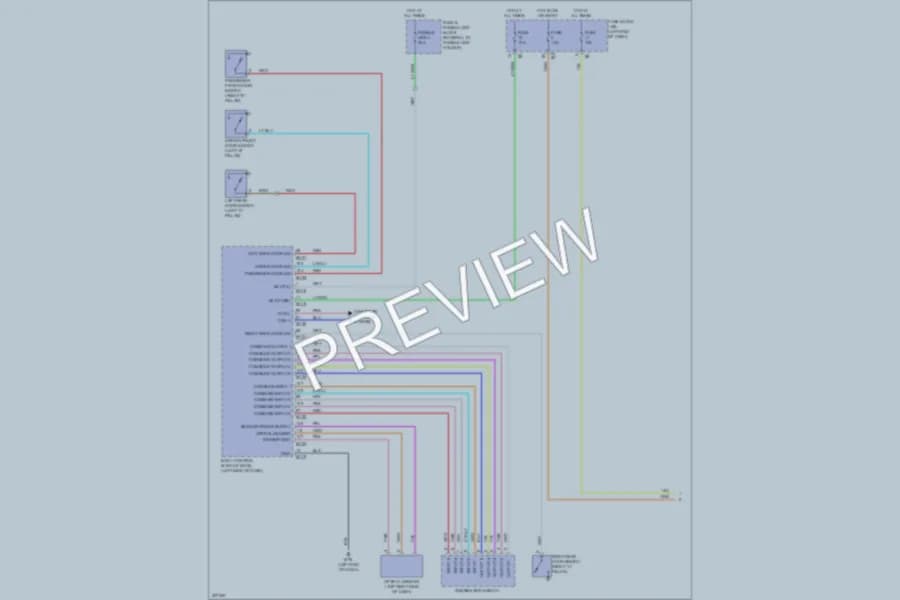 2009 Nissan Murano Headlights wiring diagram preview