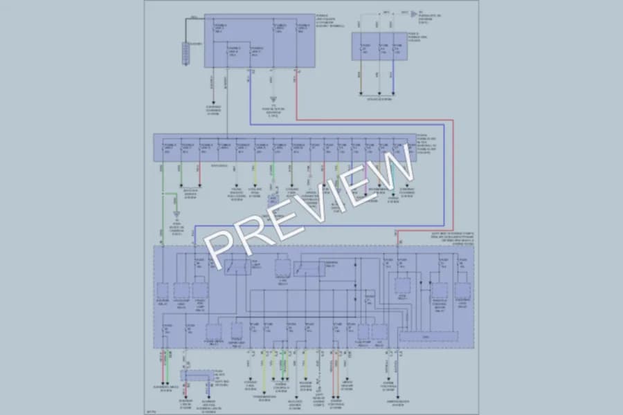 2009 Nissan Murano Power Distribution wiring diagram preview