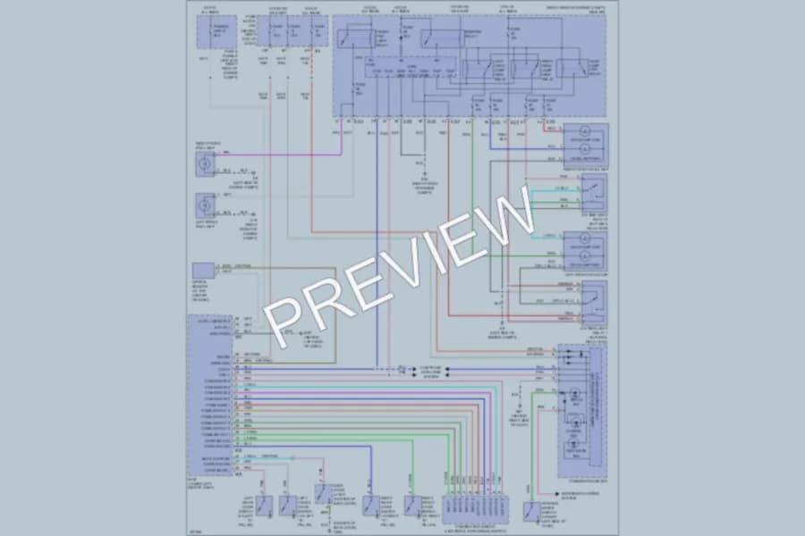2009 Nissan Pathfinder Headlights wiring diagram preview