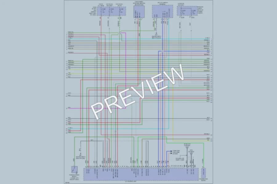 2009 Nissan Pathfinder Navigation wiring diagram preview