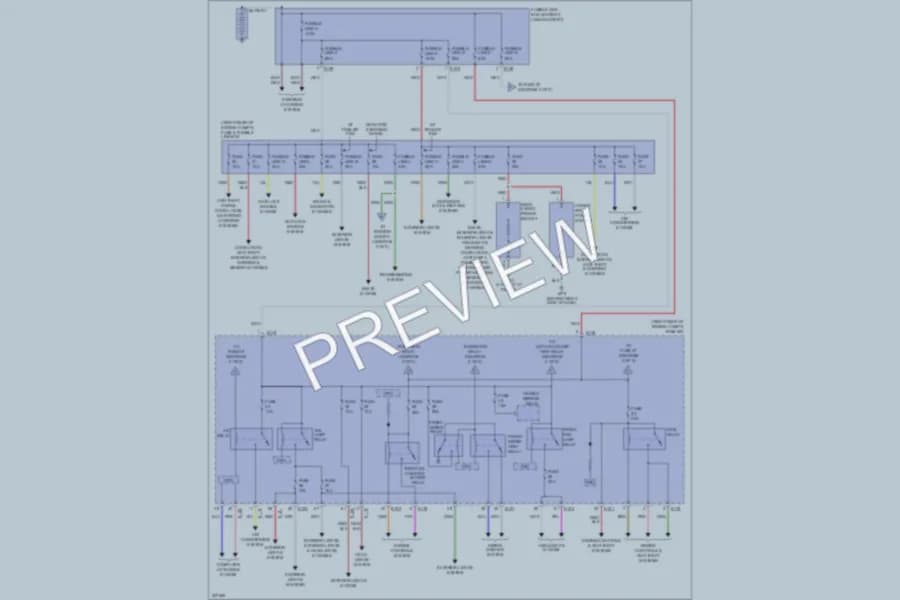 2009 Nissan Pathfinder Power Distribution wiring diagram preview