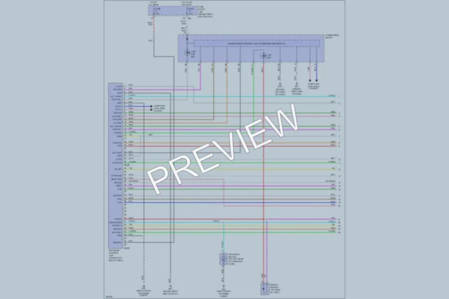 2009 Nissan Pathfinder Transmission wiring diagram preview