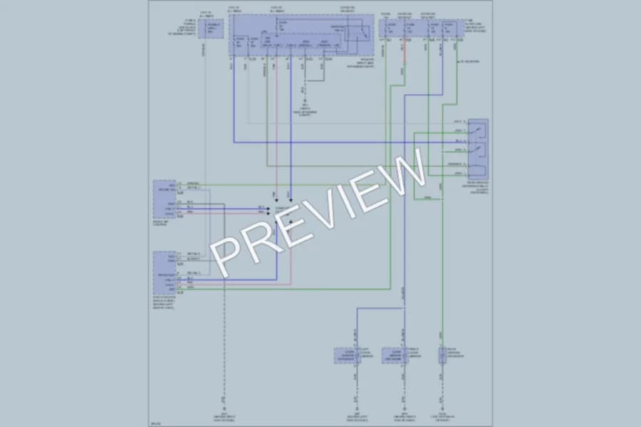 2009 Nissan Quest Defoggers wiring diagram preview