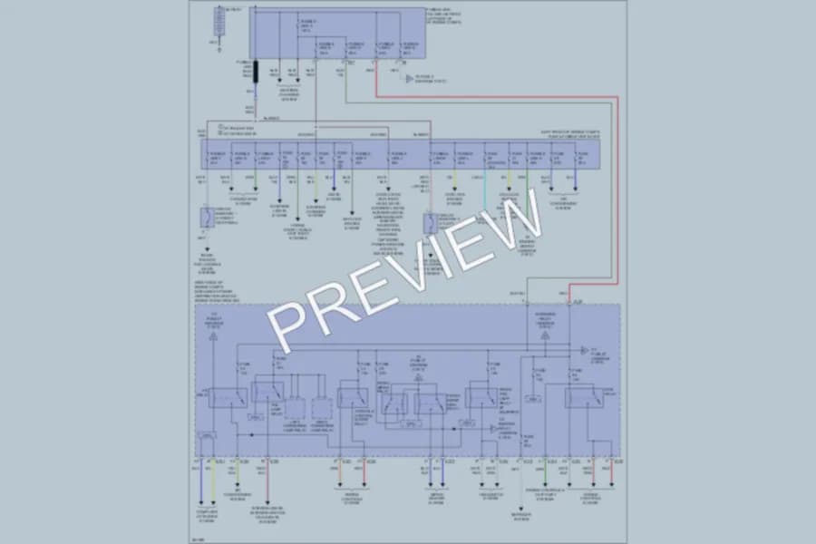 2009 Nissan Quest Power Distribution wiring diagram preview