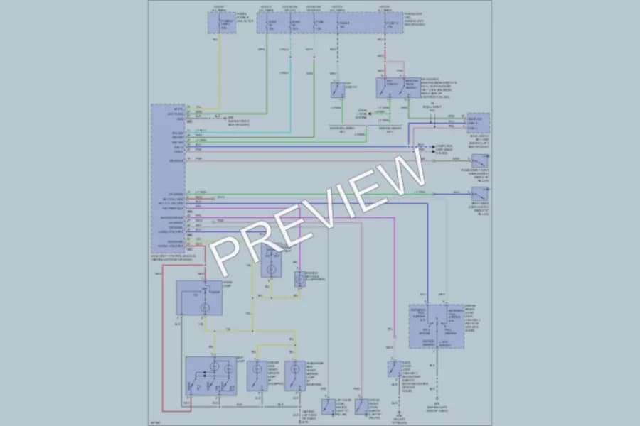 2009 Nissan Rogue Interior Lights wiring diagram preview
