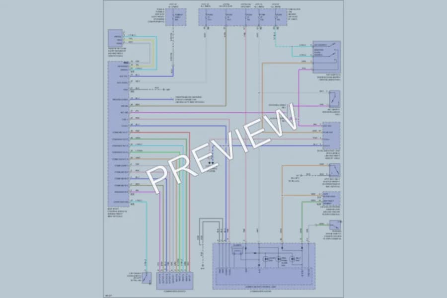 2009 Nissan Sentra Warning Systems wiring diagram preview