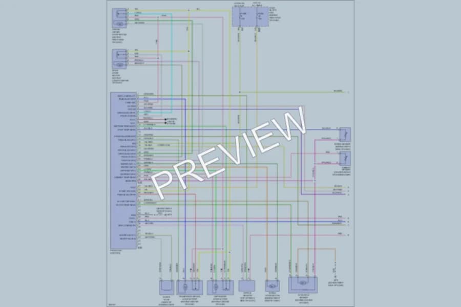 2009 Nissan Titan Air Conditioning wiring diagram preview