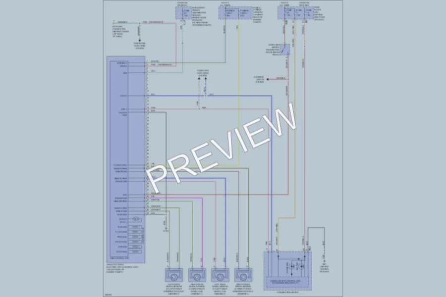 2009 Nissan Titan Anti Lock Brakes wiring diagram preview