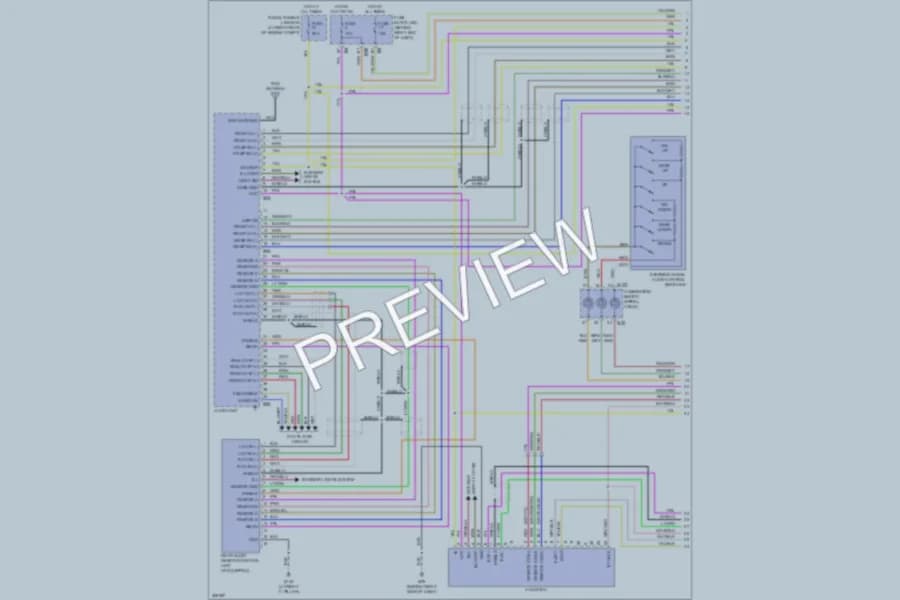 2009 Nissan Titan Navigation wiring diagram preview