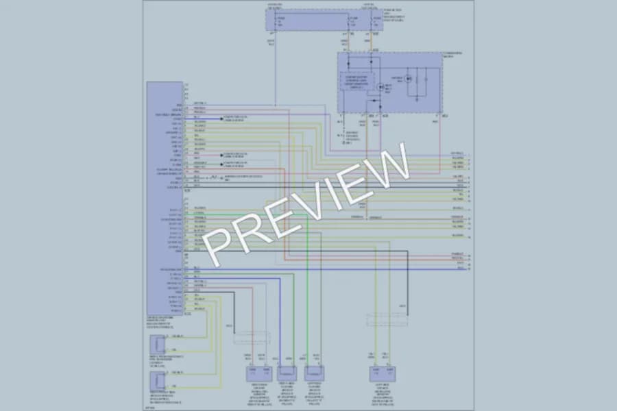 2009 Nissan Titan Supplemental Restraints wiring diagram preview