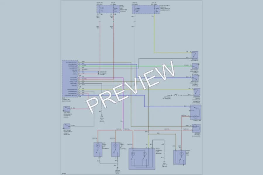2009 Nissan Xterra Interior Lights wiring diagram preview