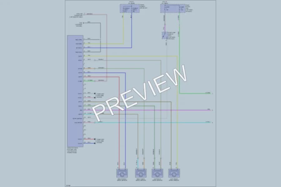 2009 Nissan cube Anti Lock Brakes wiring diagram preview