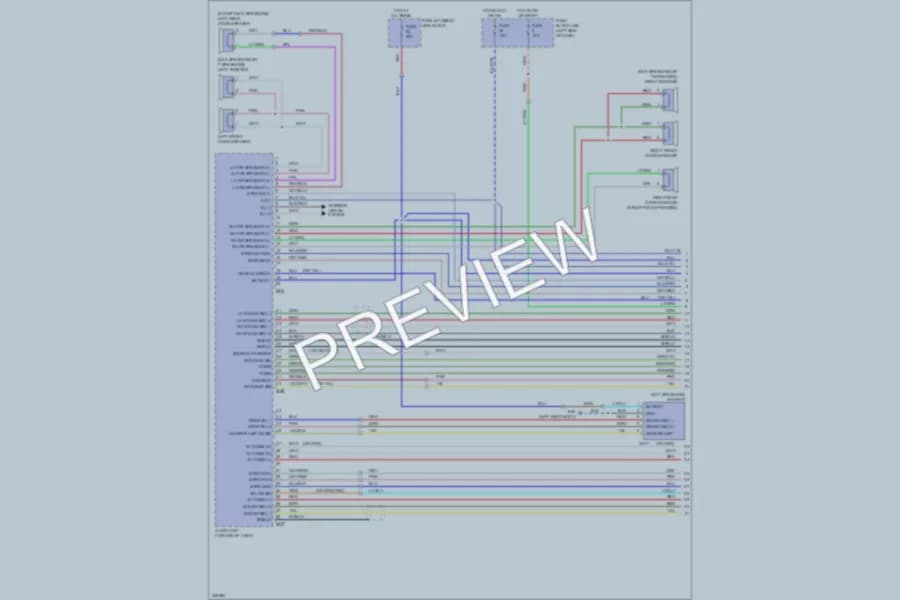2009 Nissan cube Navigation wiring diagram preview