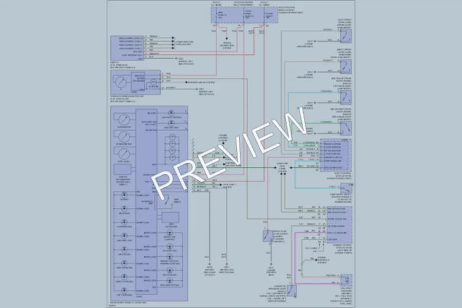 2009 Pontiac G5 Instrument Cluster wiring diagram preview