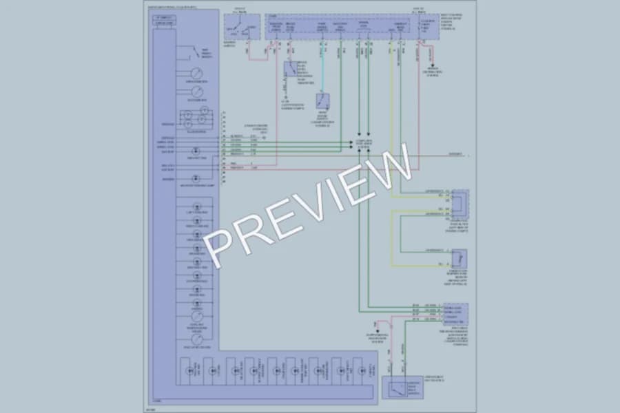 2009 Pontiac G6 Instrument Cluster wiring diagram preview