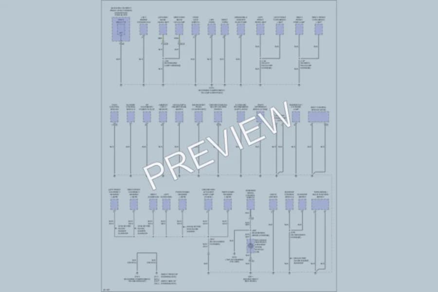 2009 Pontiac G8 Ground Distribution wiring diagram preview