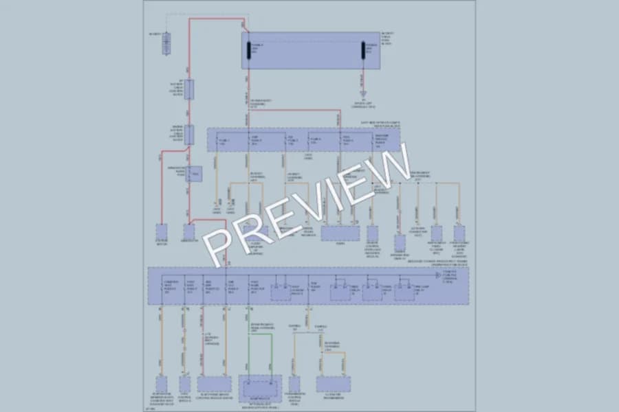 2009 Pontiac G8 Power Distribution wiring diagram preview