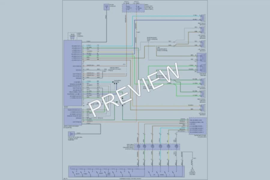 2009 Pontiac G8 Radio wiring diagram preview