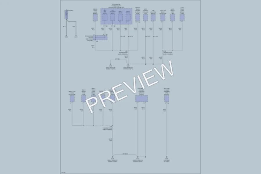2009 Pontiac Vibe Ground Distribution wiring diagram preview