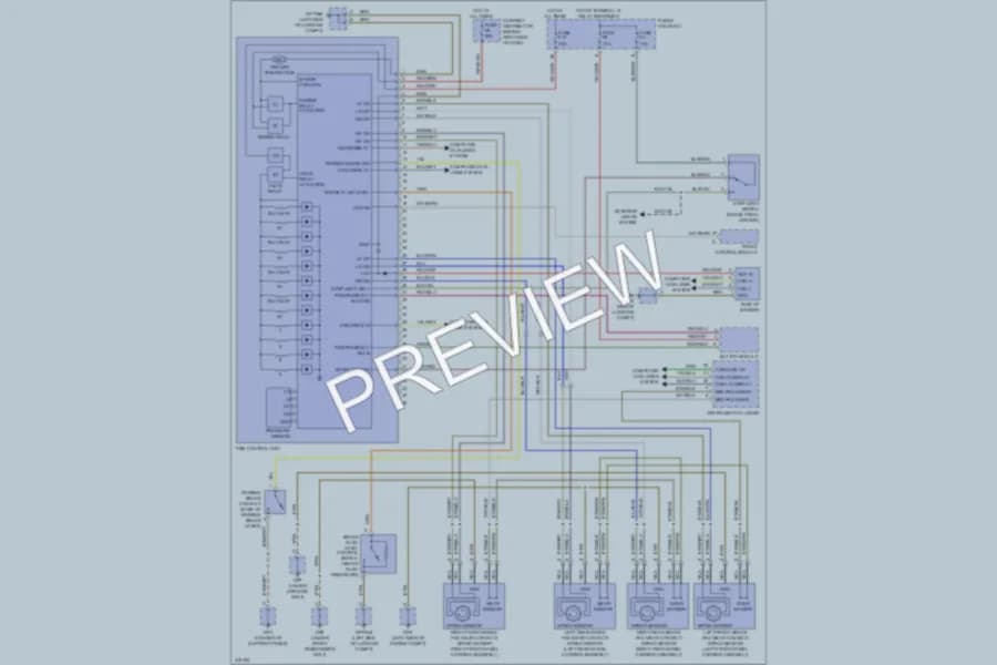 2009 Porsche 911 Anti Lock Brakes wiring diagram preview