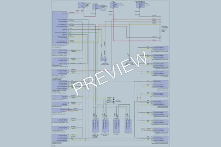 2009 Porsche 911 Computer Data Lines wiring diagram preview