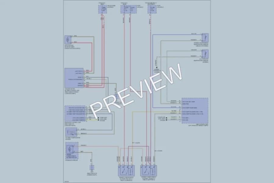 2009 Porsche 911 Cooling Fan wiring diagram preview