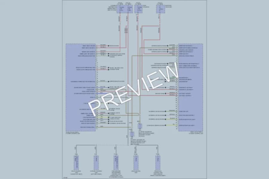 2009 Porsche Boxster Body Control Modules wiring diagram preview