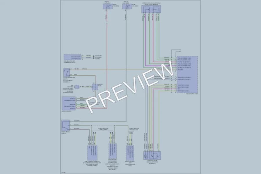 2009 Porsche Boxster Cruise Control wiring diagram preview