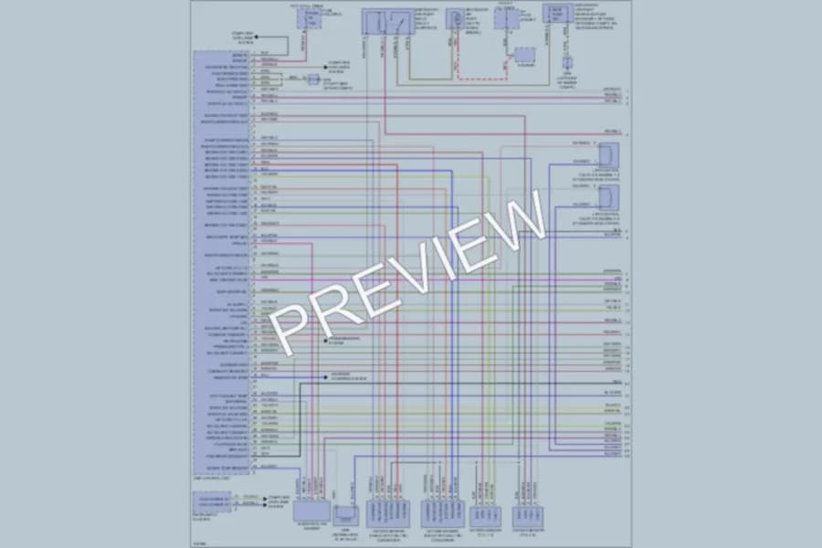 2009 Porsche Boxster Engine Performance wiring diagram preview
