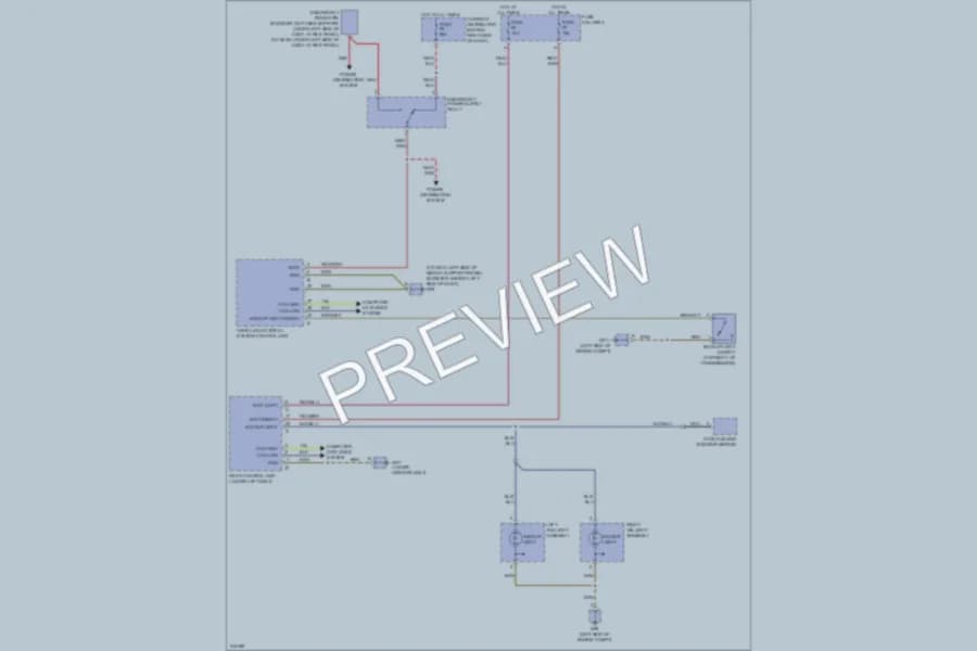 2009 Porsche Cayman Exterior Lights wiring diagram preview