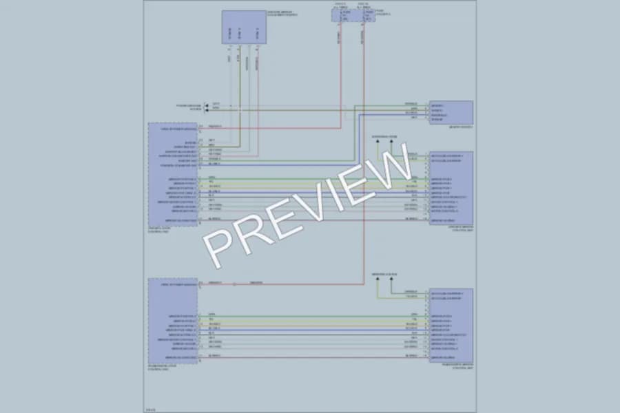 2009 Porsche Cayman Memory Systems wiring diagram preview