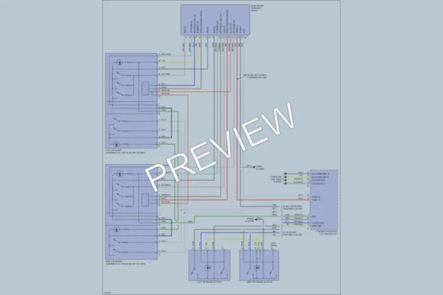 2009 Porsche Cayman Transmission wiring diagram preview
