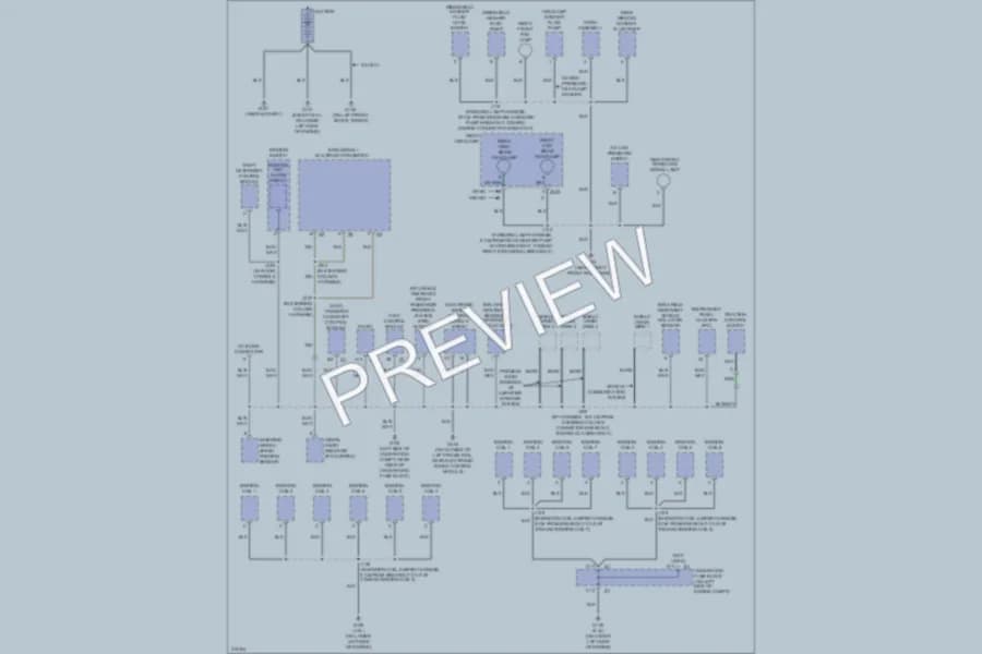2009 Saab 97X Ground Distribution wiring diagram preview