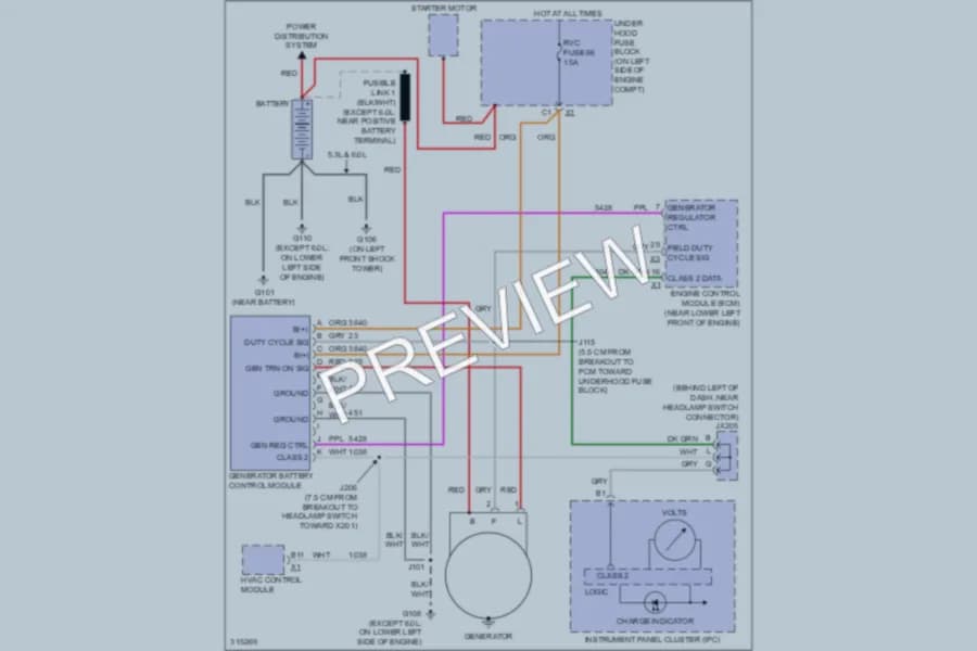 2009 Saab 97X Starting Charging wiring diagram preview