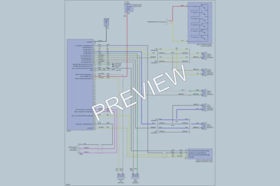 2009 Saturn Astra Radio wiring diagram preview