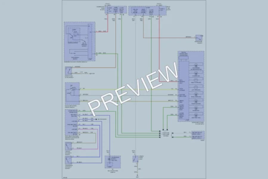 2009 Saturn Astra Warning Systems wiring diagram preview