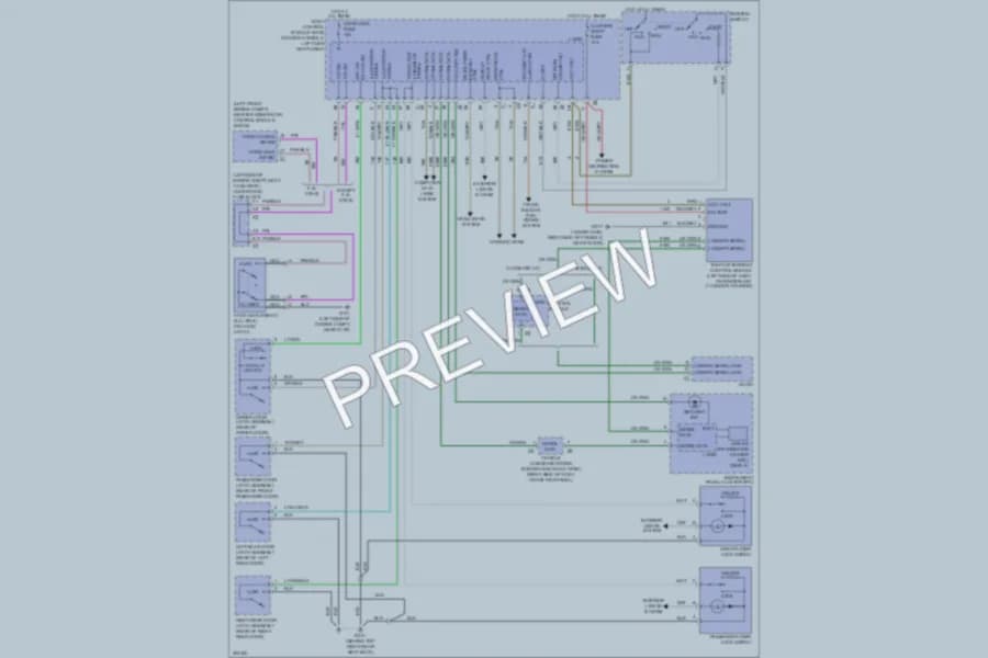 2009 Saturn Aura Anti Theft wiring diagram preview