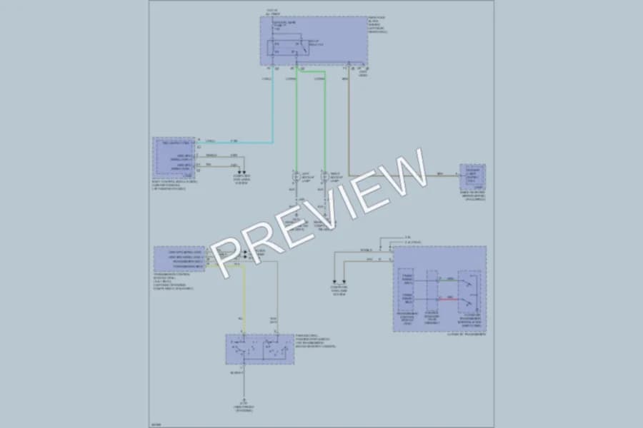 2009 Saturn Aura Exterior Lights wiring diagram preview