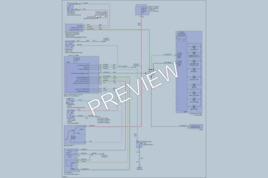 2009 Saturn Sky Warning Systems wiring diagram preview