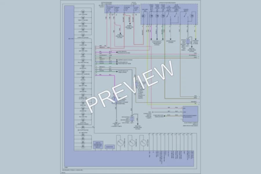 2009 Saturn VUE Instrument Cluster wiring diagram preview