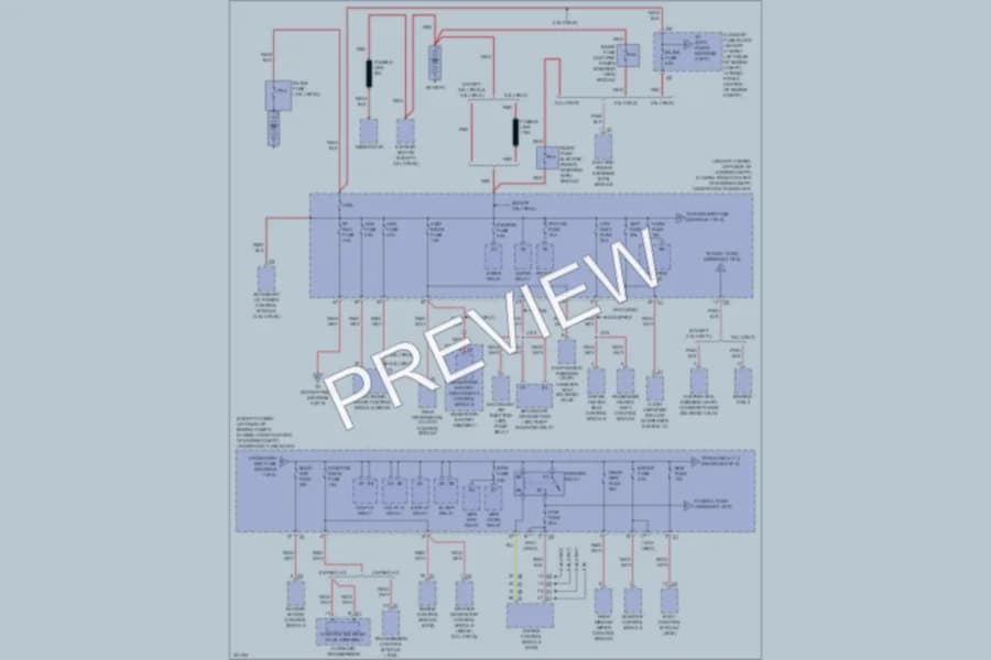 2009 Saturn VUE Power Distribution wiring diagram preview