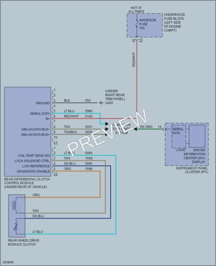 2009 Saturn VUE Transmission wiring diagram preview
