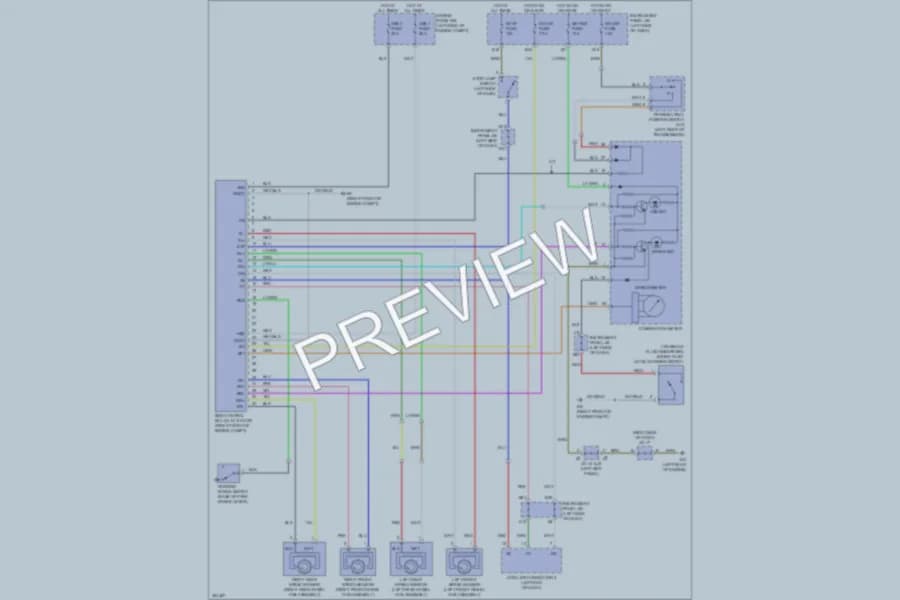 2009 Scion tC Anti Lock Brakes wiring diagram preview