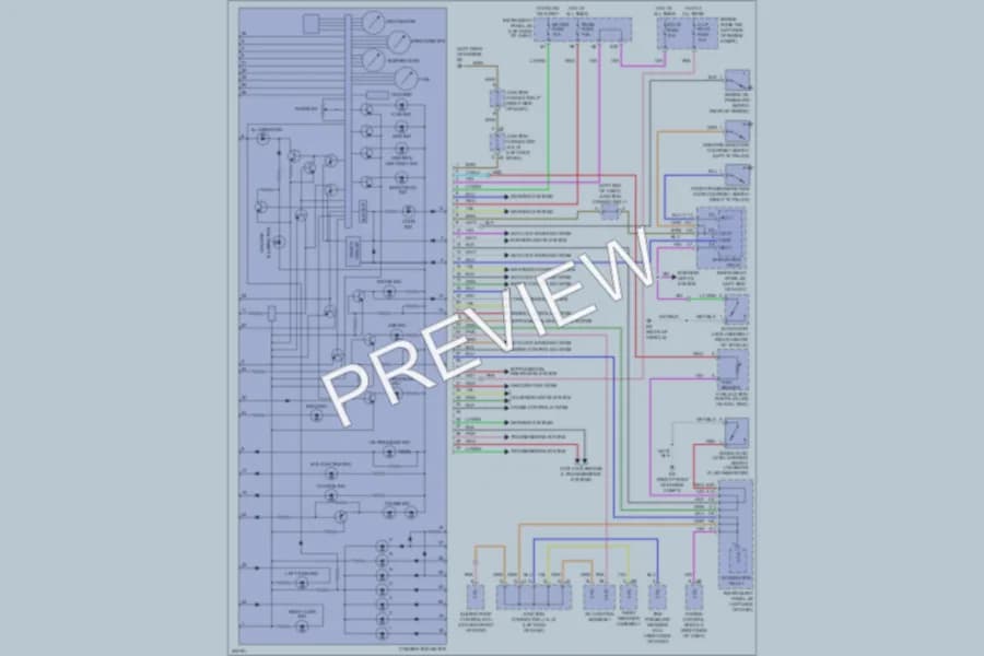 2009 Scion tC Instrument Cluster wiring diagram preview