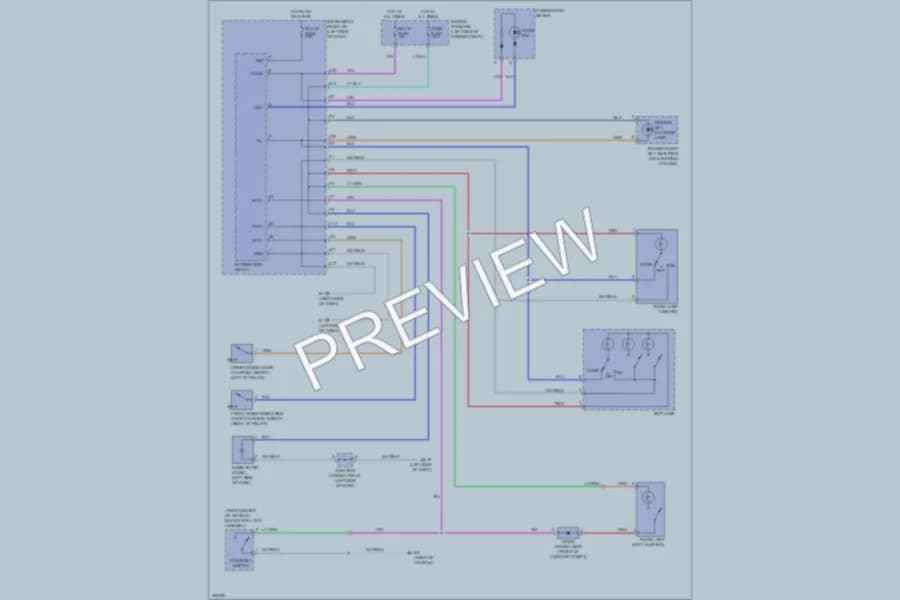 2009 Scion tC Interior Lights wiring diagram preview