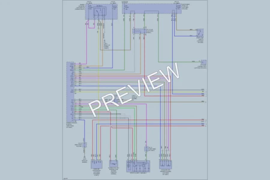 2009 Scion tC Transmission wiring diagram preview