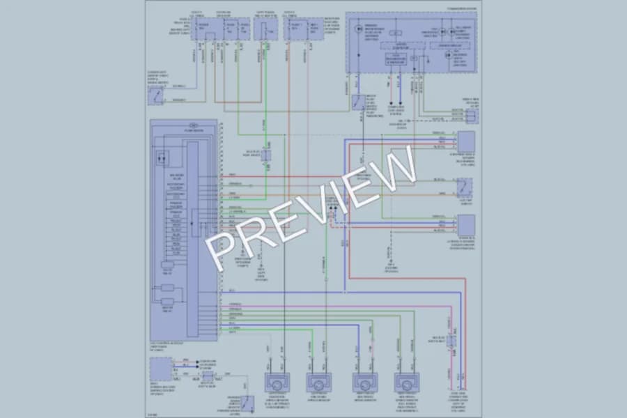 2009 Subaru Forester Anti Lock Brakes wiring diagram preview